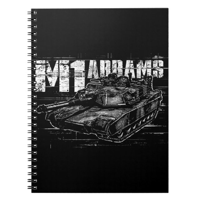 M1 Abrams Photo Notebook (80 Pages B&W) (Front)