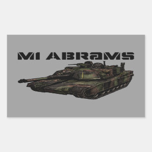 M1 Abrams Rectangular Sticker