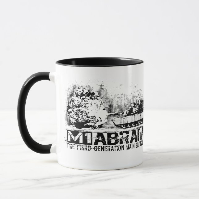 M1 Abrams Ringer Coffee Mug (Left)