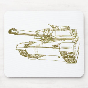 M1 Abrams tank Mouse Pad