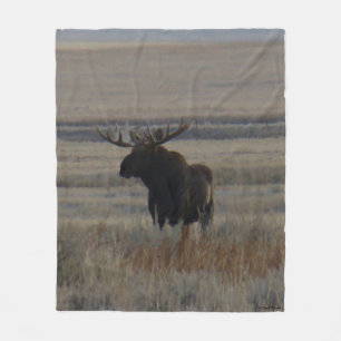 M1 Bull Moose Fleece Blanket