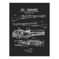 M1 Garand - World War 2 Weapon Blueprint Rifle
