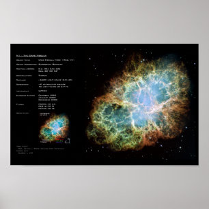 M1-The Crab Nebula Poster