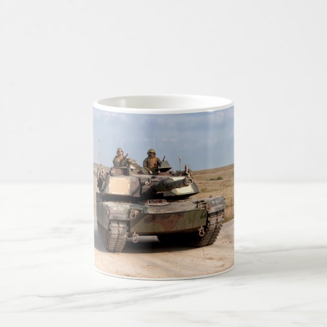 M1A1 Abrams Main Battle Tank Coffee Mug (Center)