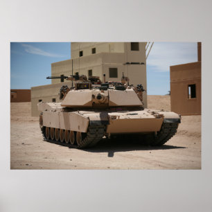 M1A1 Abrams Main Battle Tank Poster