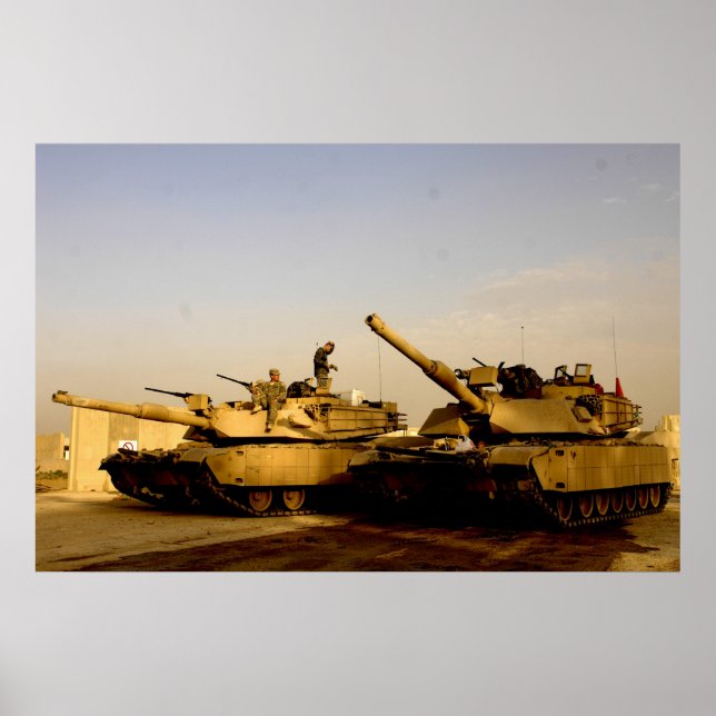 M1A1 Abrams Poster (Front)