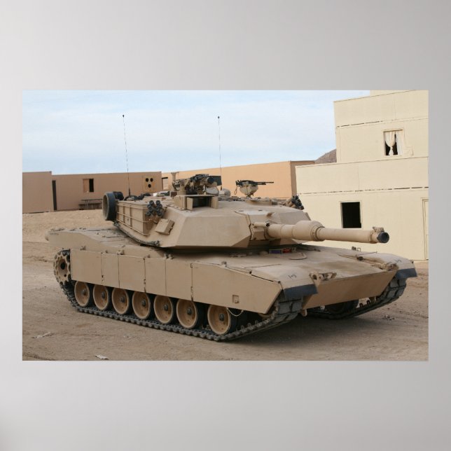 M1A1 Abrams Poster (Front)