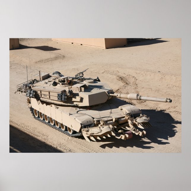 M1A1 Abrams Poster (Front)