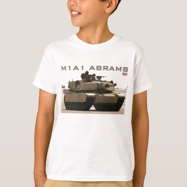 M1A1 Abrams Tank T-shirt (Front)