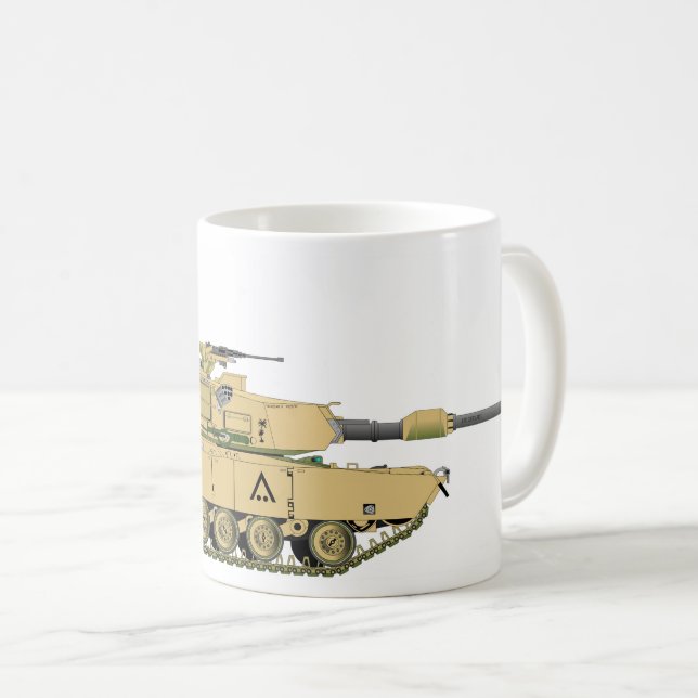 M1A1 tank Coffee Mug (Front Right)
