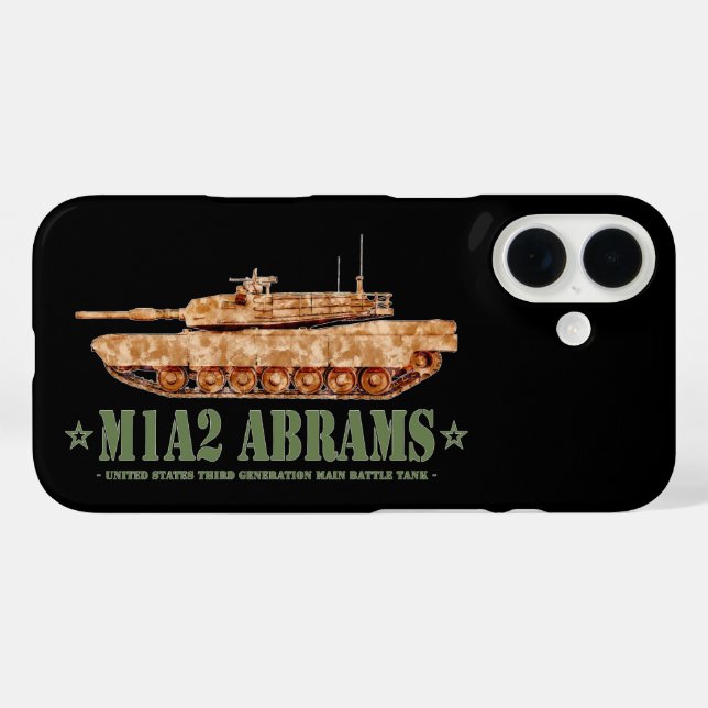 M1A2 Abrams US MBT Tank Desert Storm Veteran Case-Mate iPhone Case (Back (Horizontal))