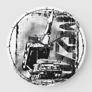 M270 MLRS Round (Large) Acrylic Wall Clock