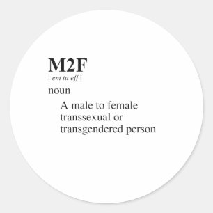 M2F CLASSIC ROUND STICKER