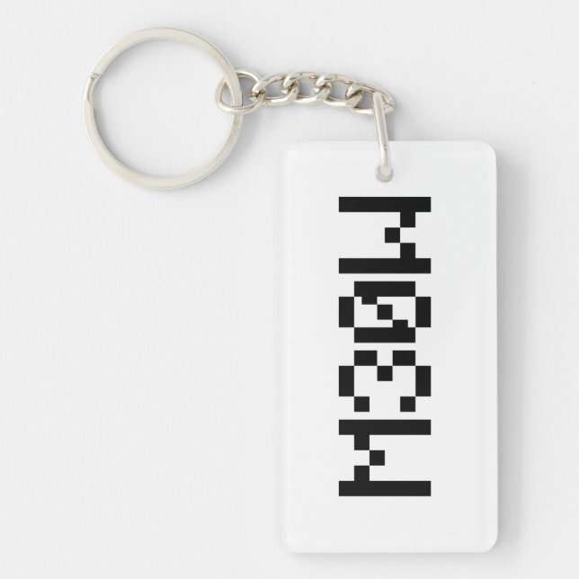 M30W [Leetspeak Animal Sounds] Key Ring (Front)