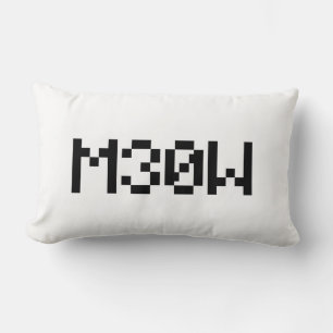 M30W [Leetspeak Animal Sounds] Lumbar Cushion