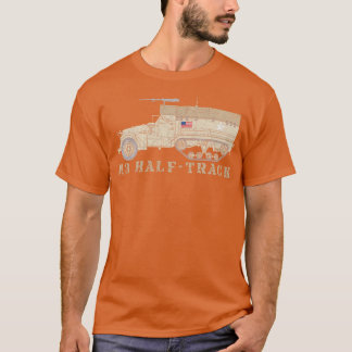 M3 Half Track Colour WW2 American Truck T-Shirt