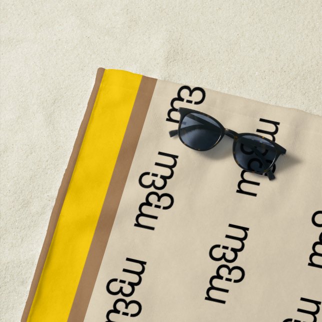 m3galleryStudio BEACH TOWEL | m3galleryStudio (In Situ)