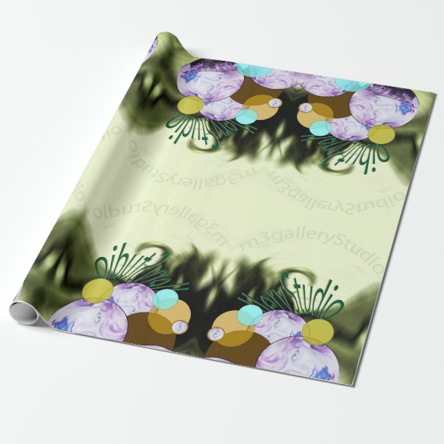 m3galleryStudio Kaleidoscope gift wrap (Unrolled)