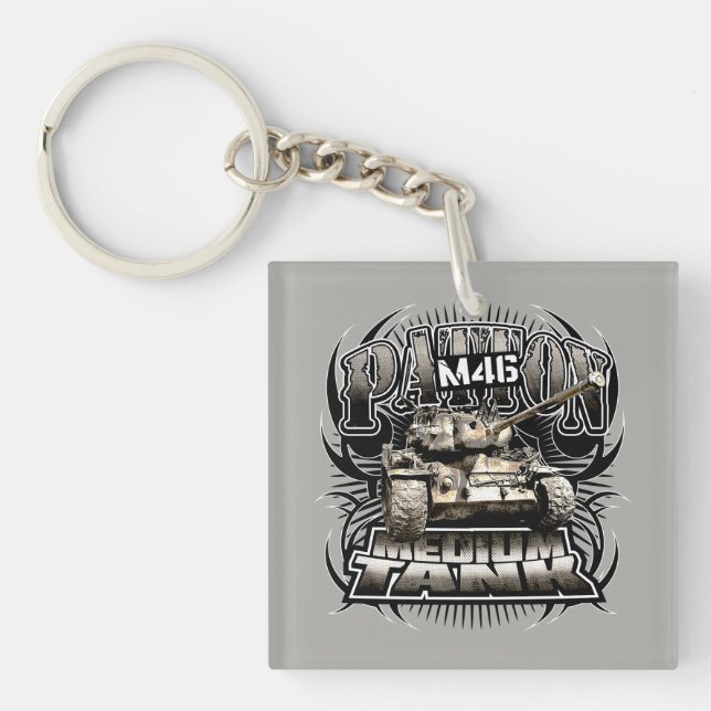 M46 Patton Keychain Acrylic Keychain (Front)