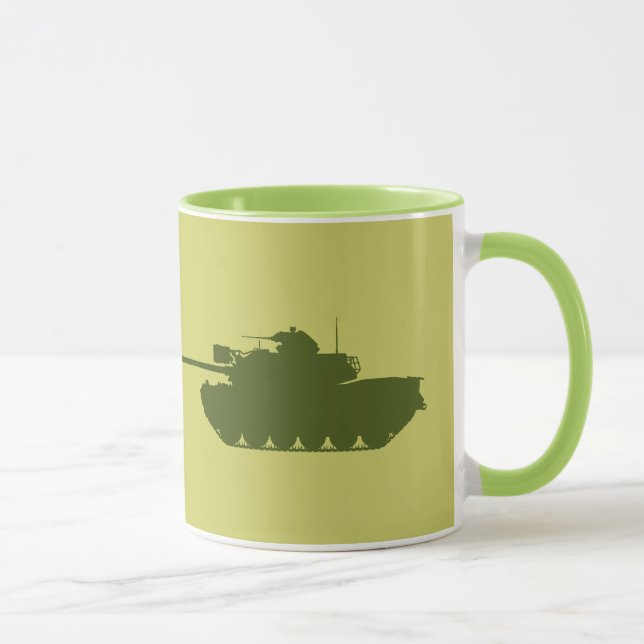 M48A3 Patton Silhouette Mug (Right)