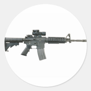 M4 CLASSIC ROUND STICKER