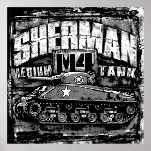 M4 Sherman Poster