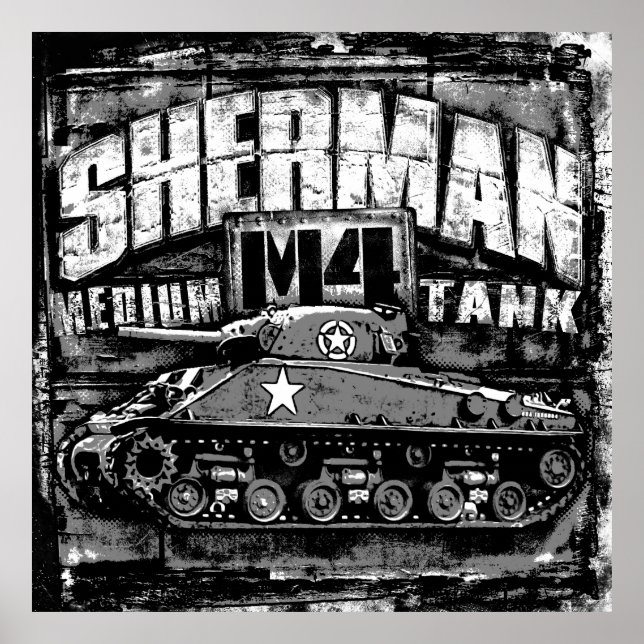 M4 Sherman Poster (Front)