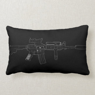 M4 SOPMOD Lumbar Pillow Black