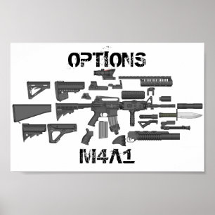 M4A1 Options Poster