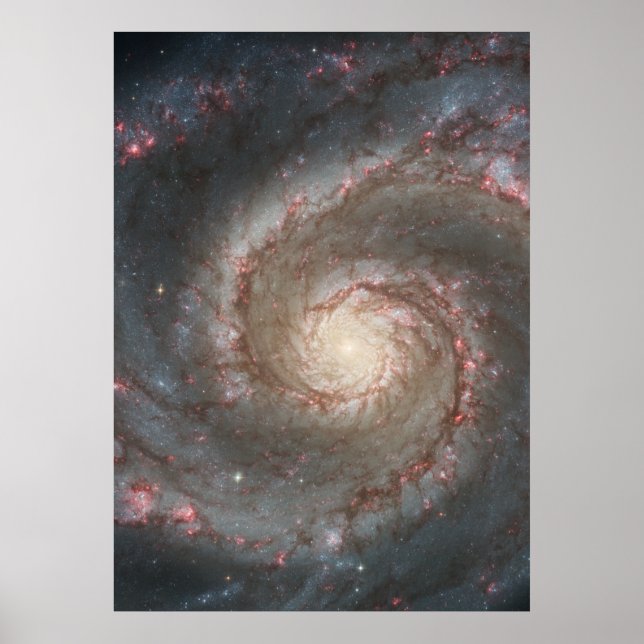 M51 Colossal Poster - Whirlpool Spiral Galaxy (Front)
