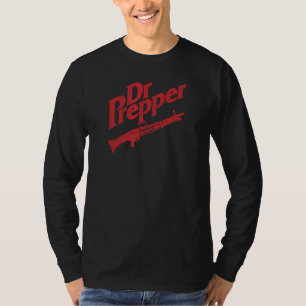 M60 Machine Gun Military M240 Tactical Rifle Distr T-Shirt