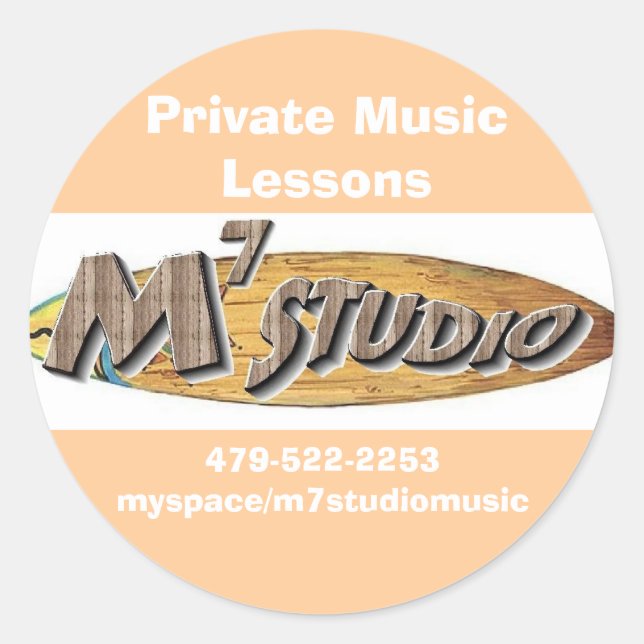 m7studio stickers (Front)
