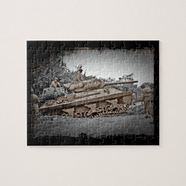 M-10 Tank Destroyer WWII Jigsaw Puzzle (Horizontal)