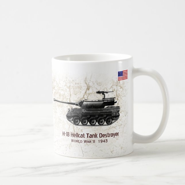 M-18 Hellcat Tank Destroyer-tank Coffee Mug (Right)