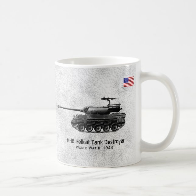 M-18 Hellcat Tank Destroyer-tank Coffee Mug (Right)