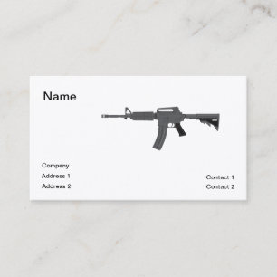 M-4 Rifle Business Card