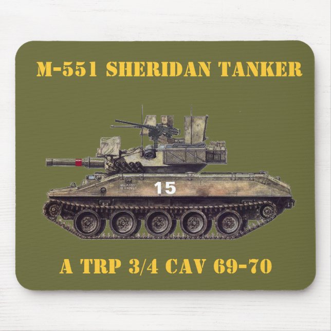 M-551 Tankers Mouse Pad (Front)