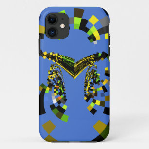 M Blue iPhone 11 Case