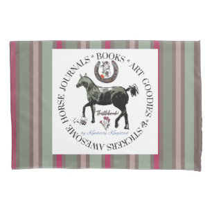 M BRAND. STRIPES PILLOWCASE