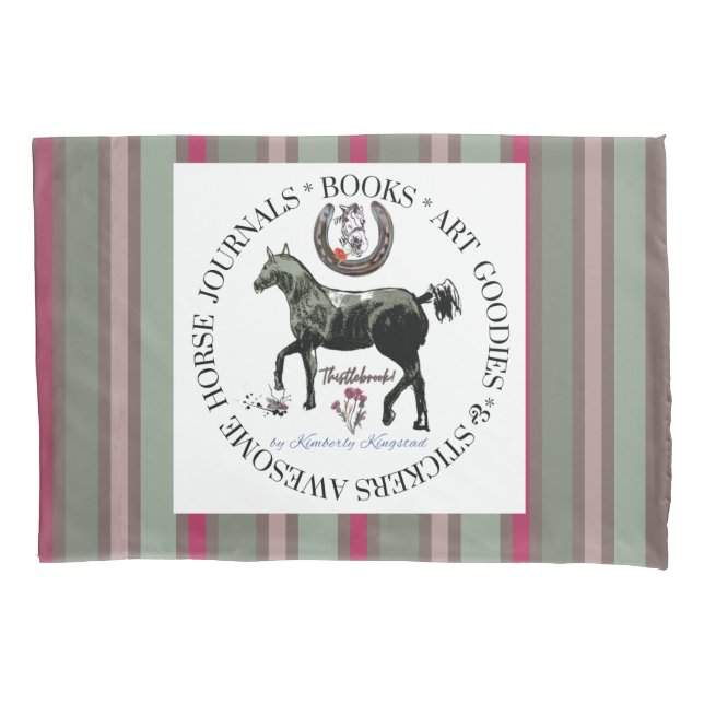 M BRAND. STRIPES PILLOWCASE (Front)