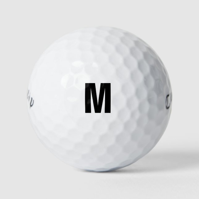 'M' Calllaway Golf Balls (Front)