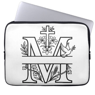 M Christian Monogram Laptop Sleeve