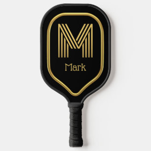 M Gold Initial Pickleball Paddle