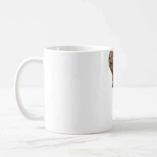 M is for Marine Otter Coffee Mug (Left)
