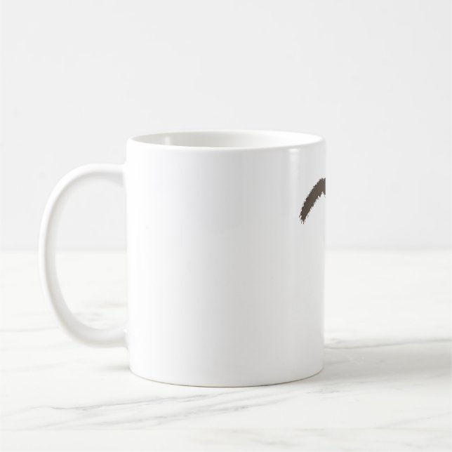 M is for Mongoose Lemur Coffee Mug (Left)