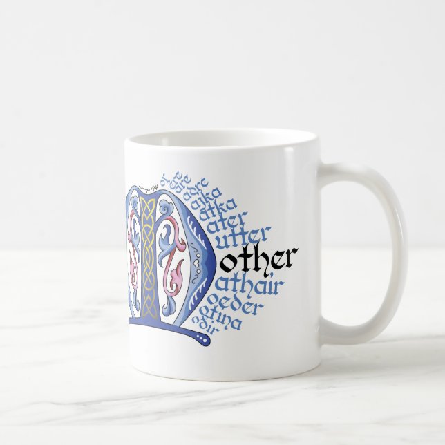 M is for Mother Mug (Right)