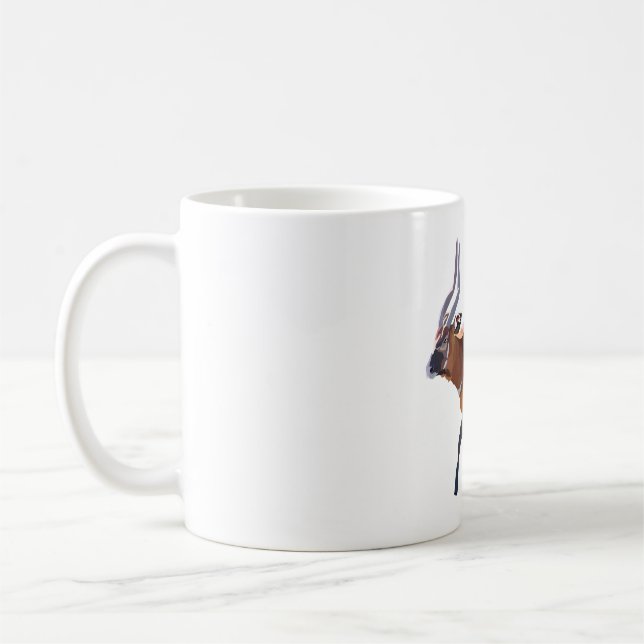 M is for Mountain Bongo Coffee Mug (Left)