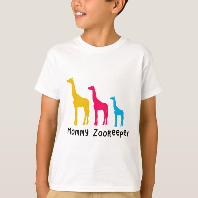 M is for Mummy Zookeeper T-Shirt (Front)