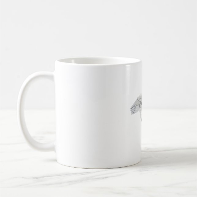 M is for Mute Swan Coffee Mug (Left)