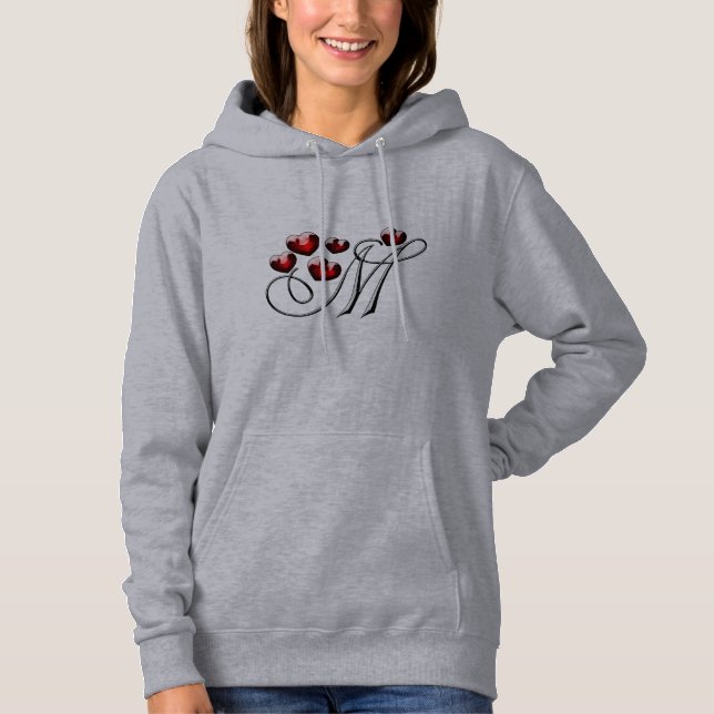 M letter  hoodie (Front)